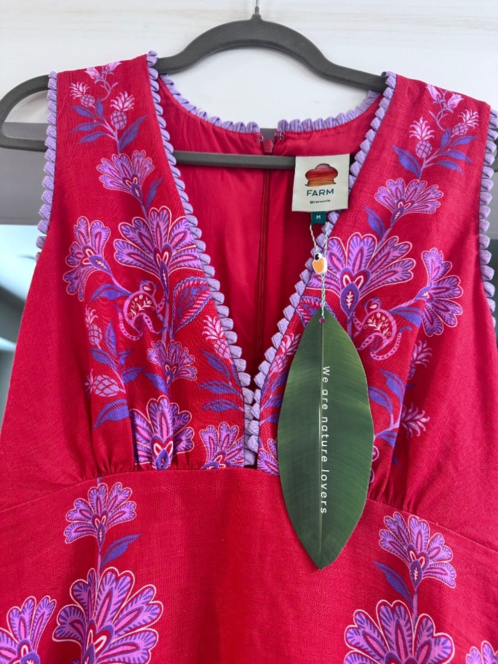 Farm Rio Red Dress - Picture 2 of 3